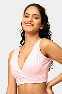 The Mom Store Non Wired Full Coverage Maternity Nursing Sleep Bra (Pack of 2) - Multicolor — thumbnail 5